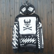 Niepce Inc Streetwear Fashion Hoodie Jacket Zip Up Graphic Men Sweatshirt