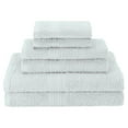 thumbnail image 1 of Superior EF-HAND AM Eco-Friendly 100 Percent Ringspun Cotton Hand Towel Set - Aqua Marine, 6 Pieces, 1 of 1