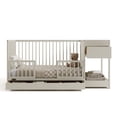 thumbnail image 4 of Graco Teddi 5-in-1 Convertible Baby Crib and Changer with Drawer, Frosted Oat, 4 of 9