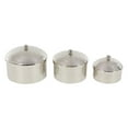 thumbnail image 2 of Set Of 3 Different Sizes Pleasing Round Canister With Lid, 2 of 2