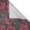 thumbnail image 6 of Ambesonne Floral Grommet Curtain, Ombre Rose Blooom Art, 50" x 63", Charcoal Grey Magenta, 6 of 6