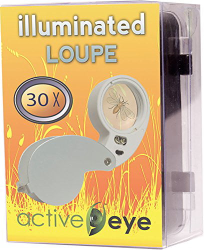 Loupe avec lumière DEL Active Eye pour plantes AEL30 30x 
