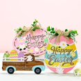 thumbnail image 3 of Type C Adornos colgantes de Pascua felices, luz LED, letreros de camión de huevo de conejito para puerta delantera, pared, vacaciones, primavera, Pascua, decoración de casa de gra, 3 of 5