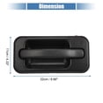 thumbnail image 2 of Juego de manijas de puerta Unique Bargains 4 piezas Hummer H2 plástico negro, 2 of 7