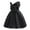 Black, variant on 6T Kids Girls Clothes Little Girls Princess Dress Solid Color Dress 6-7 Years Girls Party Dress Black