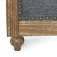 thumbnail image 3 of Noble House Petes Fabric Tufted 3 Seater Sofa, Charcoal, 3 of 8