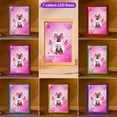 thumbnail image 3 of Faith Love Hope Doberman Pinscher Breast Cancer Awareness Survivor Acrylic Plaque with Wood Photo Frame Box Doberman Dog Lover Gifts Light Box - 02017, 3 of 5