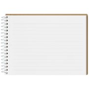 A6 Notebook Spiral Note BASIC 6.5mm line 80 sheets 5 Pack