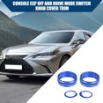 thumbnail image 3 of Unique Bargains Console Stability Off and Drive Mode Switch Knob Cover Trim for Lexus ES250 ES300h ES350 Blue 1 Set, 3 of 6