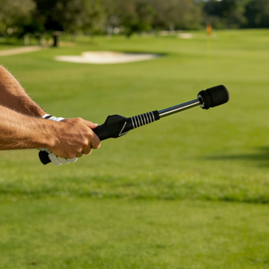 Miiottaa Golfs Training Aids Postures Corrections Training Tool Golfs Club Hand Grip Postures Corrector Collapsible Swing Trainer