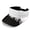 Black White Abstract Pattern, variant on Sun Visor Cap With Peacock Feather Pattern, Sports Visor Hat for Outdoor Summer Activities and Golf