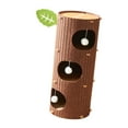 thumbnail image 4 of BELOVING Climbing Frame Home Decor Felt Cat Stuff Kitten Scratching Poodle Kitten Dog Three Layer Brown, 4 of 9
