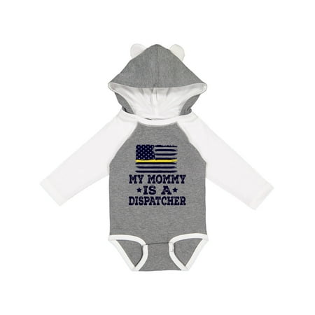 

Inktastic Dispatcher Mom Emergency Gift Baby Boy or Baby Girl Long Sleeve Bodysuit