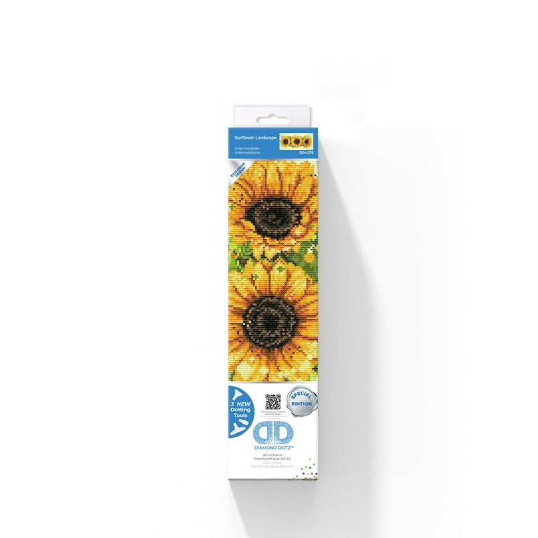DIAMOND DOTZ® Sunflower Landscape Special Edition Diamond Painting