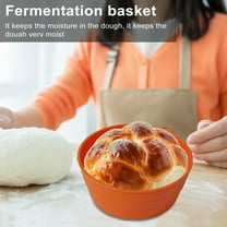Pebbuoy Pebbuoy Silicone Bread Fermentation Basket Round Oval Dough Proofing Box Oven Safe Collapsible Sourdough Baking Supplies for Home