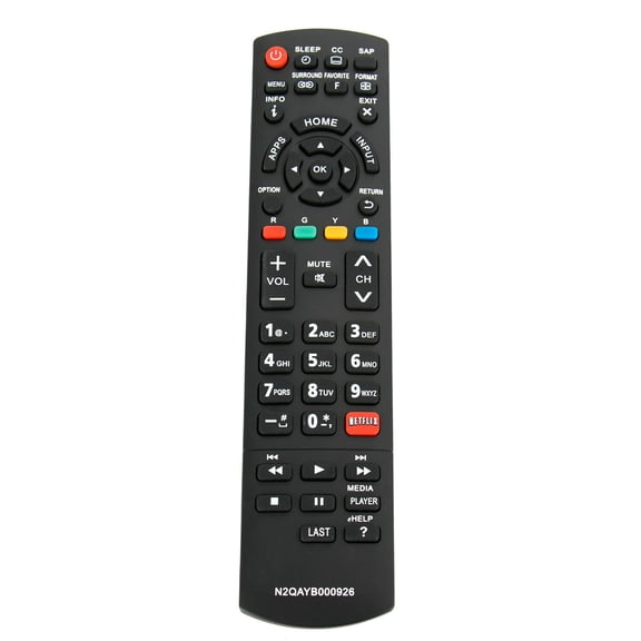 New Replace N2QAYB000926 TV Remote for Panasonic TC-39AS530U TC-40AS520U