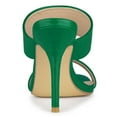 thumbnail image 3 of BLISSFUL STEP Women's Open Toe Stiletto Slide Heeled Sandals, 3 of 5