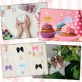 thumbnail image 5 of Uxcell 100 Pcs Mini Laços de Cinta Rosa Oscuro con Perla 1" Flores de Cinta Apliques para Manualidades DIY Laços para el Cabello Costura Decoración de Bodas Fiesta Navidad, 5 of 5