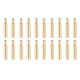 thumbnail image 1 of Uxcell 20Pcs 15mm PogoPins de resorte, Conectores de pin de prueba de corriente de cabezal de cobre chapado en oro para conducción eléctrica, 1 of 6