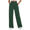 thumbnail image 7 of Posijego Womens Sweatpants with Pockets Mid Waist Drawstring Wide Leg Lounge Pants Athletic Jogger Pants, 7 of 7