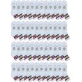 thumbnail image 7 of 48 Pairs Of Yacht & Smith Men Wholesale Cotton Sport Athletic Mid Ankle Socks Bulk Case Pack Size 10-13 (White w/Stripes), 7 of 7