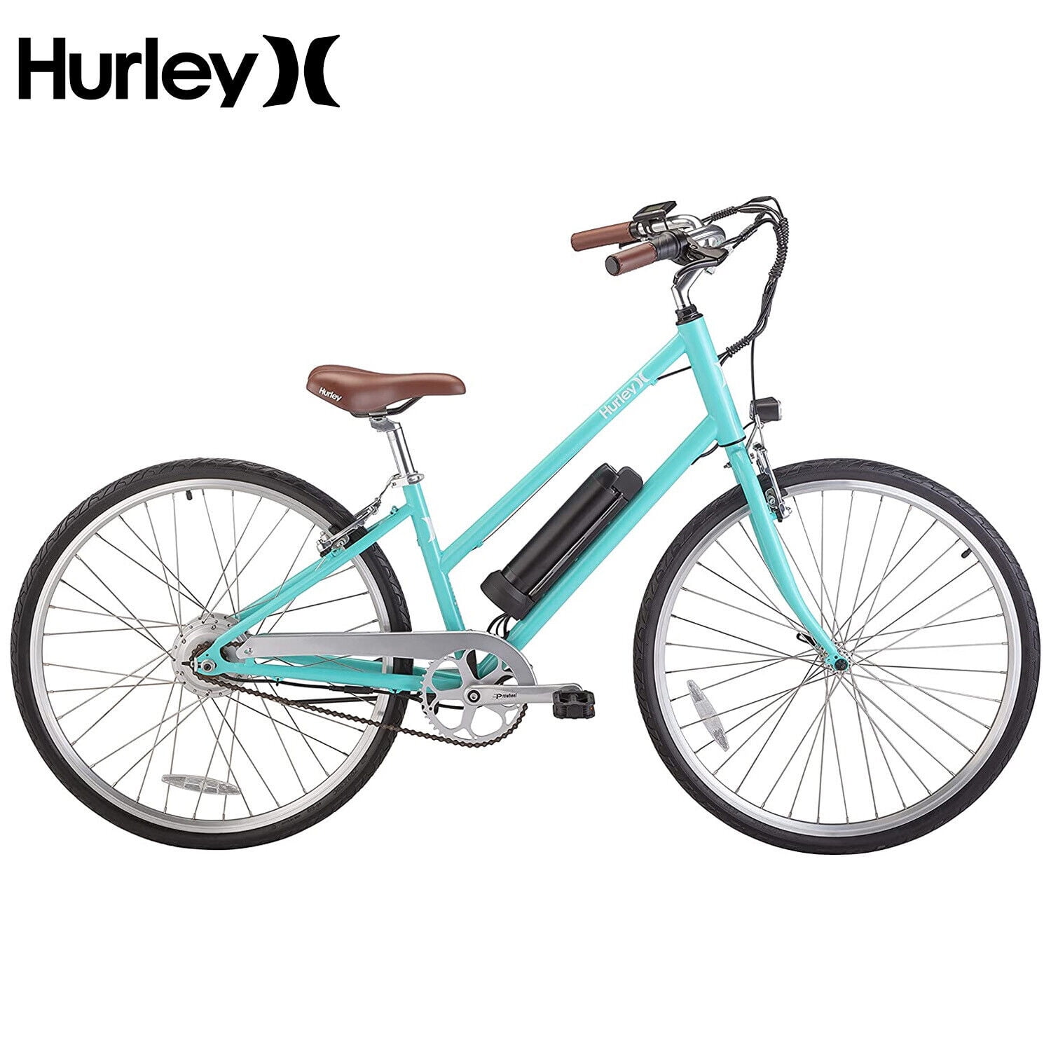 Hurley Electric Bikes Amped ST Hybrid Single Speed Step Thru 250W 36V