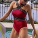 thumbnail image 2 of Mujeres Sexy Perspectiva de una pieza Bikini Push-Up Pad Traje de baño Ropa de playa Fridja nalpqowj23732, 2 of 9