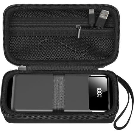 Portable Bank Charger Case for Charmast for VRURC for OHOVIV for SABANI for YILANS for CFIAI for LOVELEDI for RGVOTA for Miday for RONEGN for POIYTL for IAPOS Fast Charging Battery(Black)