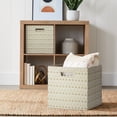 thumbnail image 5 of Better Homes & Gardens Fabric Cube Storage Bins (12.75" x 12.75"), Patchwork Stripe, 2 Pack, 5 of 6