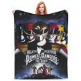 thumbnail image 2 of Power Rangers Fleece Blanket Super Soft Cozy Throw Blanket Fuzzy Comfy Flannel Blanket Warm Plush Blankets And Throws For Couch, Sofa, Bed 60"X50", 2 of 7