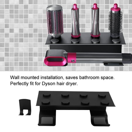 hair dryer rack hairdryer holder dyson alloy mounted aluminum support fyydes