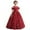 Wine, variant on WMQPNNS Flower Girls Dress Sparkle Tutu Dress Girls Dresses Cold Shoulder Long A Line Wedding Party Ball Gown Girl Clothes, Dress for Age 9-10 Years, Light Blue