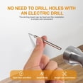 thumbnail image 4 of 400pcs Double Head Skirting Nails with 4 Tools - Invisible Seamless Baseboard Screws for Solid Wood Trim, Double-Sided Installation, 4 of 7