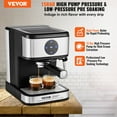 thumbnail image 3 of STAWAY Machine à Expresso 15 Bars avec Mousseur à Lait, Écran Tactile, Chauffage Rapide, Parfait pour Cappuccino & Latte - Cafetière Professionnelle pour Maison & Café, 3 of 9