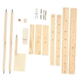 thumbnail image 3 of MERRYHAPY 1Pack Wood Tapestry Frame Holder Adjustable Stand for Needlework Projects in Wood Color, 3 of 7
