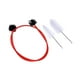 thumbnail image 4 of 3pcs kit de limpieza de cepillos de serpiente Kit de cuidado de la limpieza de trompetas TROMPETA CIMINADOR para PISTA BODA de PROBACIÓN CUIDADO de Rojo, 4 of 8