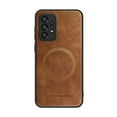 thumbnail image 2 of ELEHOLD PU Leather Case For Samsung Galaxy A53 5G Slim Magnetic Shockproof Cover, [MagSafe Compatible], [Lens&Screen Protection], Drop protection Case - Brown, 2 of 11