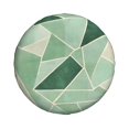 thumbnail image 2 of Multi-Size Car Tire Dust Cover Sunscreen, Corrosion, Dust And Water Keep Spare Tires Clean Palegreen Geometric Lines_2 14 Inch, 2 of 8