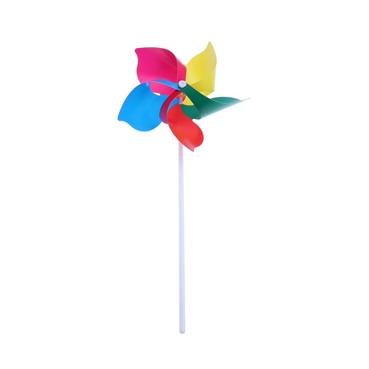 Lot 36 Moulins à Vent Arc-en-Ciel Plastique 36,5 Cm – Déco Jardin Pelouse Enfants Fête Extérieur Colorée