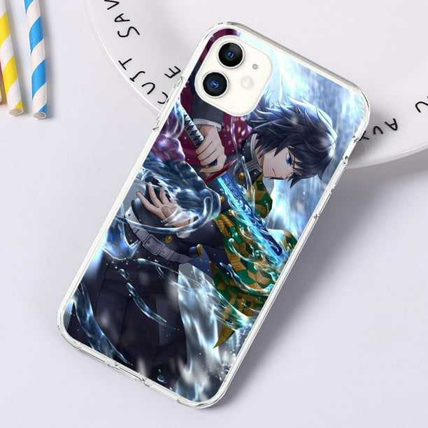 Funny Mobile Phone Cases for iPhone 5C,for iPhone XS Max,for iPhone 11 Pro  Max,for iPhone 13 mini,Anime Demon Slayer Mobile Phone Cases 