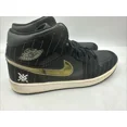 thumbnail image 5 of Ni - ke Ni - ke Air Jordan 1 Shoes Mens Sz 11 Retro Barons Away Black Silver 325514-012, 5 of 5