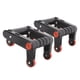 thumbnail image 3 of Rueda abdominal YUNYI BRAND equipo de ejercicio negro y rojo, 3 of 8