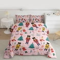 thumbnail image 2 of Feelyou Christmas Nutcracker Bedding Comforter Set for Kid, Dreamy Princess Fairy Twin Comforter Sets, Xmas Tree Gift Reversible Bedding Set, Super Cozy Room Decor, 2-Piece, 2 of 8