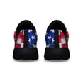 thumbnail image 4 of German Shepherd Dog American flag Shoes Sneakers Black Size 12, 4 of 7