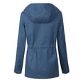 thumbnail image 4 of MixMatchy Women's Casual Safari Military Anorak Utility Hoodie Zip-Up Jacket, 4 of 4