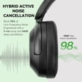 thumbnail image 3 of Audífonos OneOdio Over Ear A6 híbridos Bluetooth 6.0 ANC Negro, 3 of 4