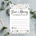 thumbnail image 3 of Koyal Wholesale Share a Memory Cards, Terrazzo Cards for Wedding, Baby Life Memories, 4" x 6", 52-Pk, 3 of 5