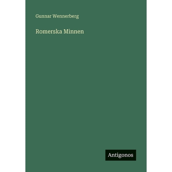 Romerska Minnen, (Paperback)