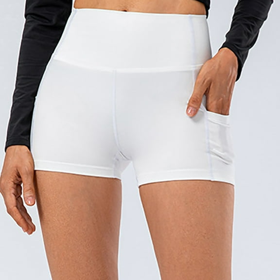 Women's Booty Shorts High Waisted Tummy Control Butt Lifting Breathable Quick Dry Running Yoga Workout Biker Shorts for Women Size S-XL