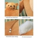 thumbnail image 3 of Bewildely Almohada de oso de peluche de cabeza pequeña, cojines traseros de juguete de mapache de peluche, almohadas para abrazo de elefante y Type2 NO2, 3 of 6